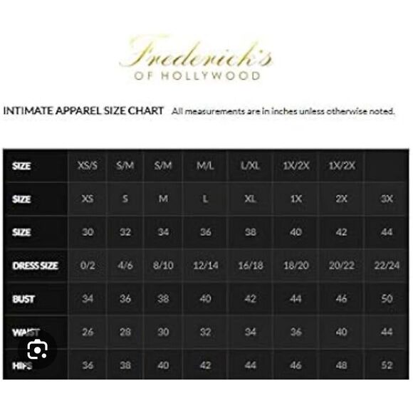 Frederick’s of Hollywood Red Floral Lace Bra Set Lover L/XL - Picture 12 of 12